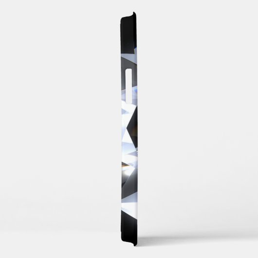 Diamantsteen: zwarte ruimte schittert. Case-Mate iPhone case (Achterkant / Rechts)