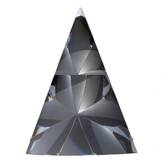 Diamantsteen: zwarte ruimte schittert. feesthoedjes (Voorkant)