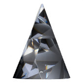Diamantsteen: zwarte ruimte schittert. feesthoedjes (Links)