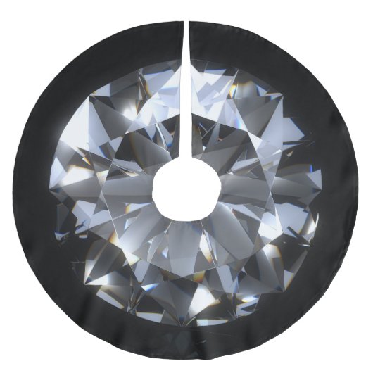 Diamantsteen: zwarte ruimte schittert. kerstboom rok (Voorkant)