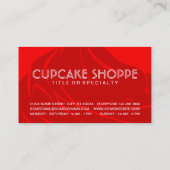 diamantstempel van cupcakes klantenkaartje (Achterkant)