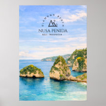 Diamantstrand Bali Aquarel Turquoise Zee