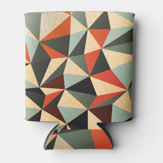 Diamantvorm: Abstract ontwerp Blikjeskoeler (Voorkant)