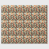 Diamantvorm: Abstract  ontwerp Cadeaupapier (Vlak)