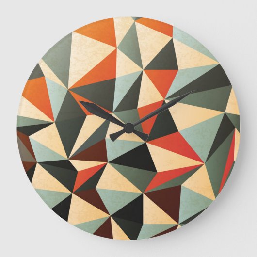 Diamantvorm: Abstract ontwerp Grote Klok (Voorkant)