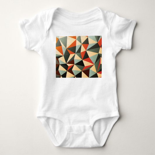 Diamantvorm: Abstract ontwerp Romper (Voorkant)