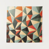 Diamantvorm: Abstract ontwerp Wandkleed (Voorkant)