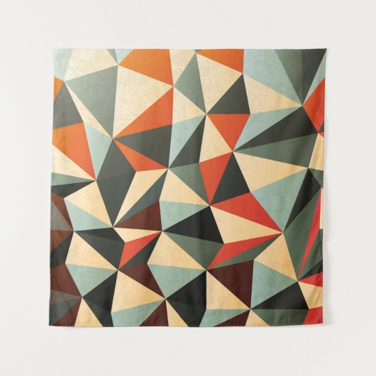Diamantvorm: Abstract ontwerp Wandkleed (Voorkant)
