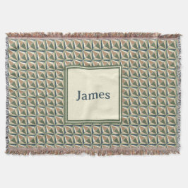 Diamantvormen in neutrale tonen deken