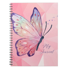 Diamantwand met Butterfly Custom Notitieboek