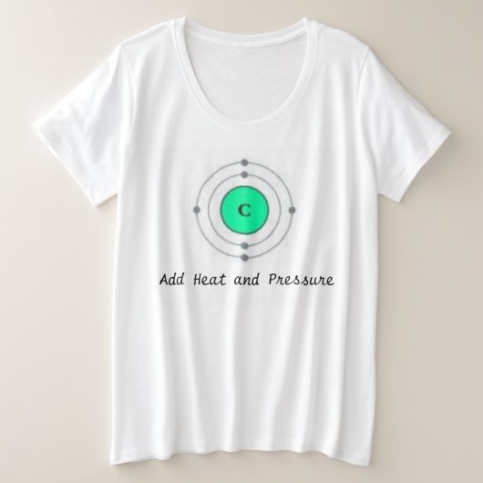 diamantwetenschap grote maat t-shirt (Design voorkant)