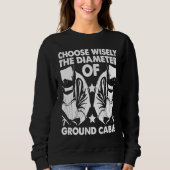 Diameter of Ground Cable Weld Worker Welder Weldin Trui (Voorkant)