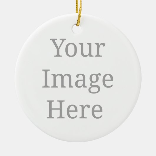 diameter van 2,87" keramisch ornament (Voorkant)