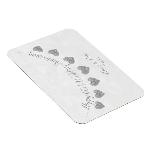 Diamond 60e verjaardag van de bruiloft magneet (Rechterzijde)