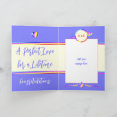 Diamond 60ste verjaardag: foto's paars toevoegen kaart (Binnen)