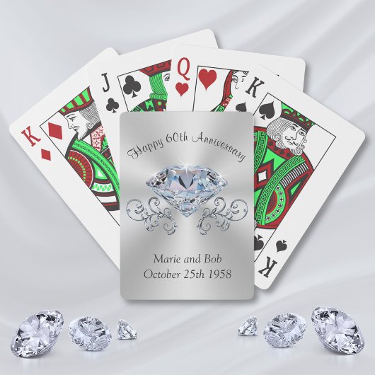 Diamond 60th Anniversary Speelkaarten