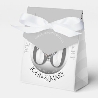 Diamond 60TH Bruiloft Jubileum Favor Box Bedankdoosjes