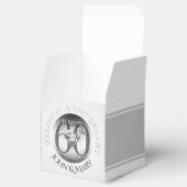 Diamond 60TH Bruiloft Jubileum Kubus Favor Box Bedankdoosjes (Geopend)