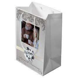 Diamond 60th bruiloft Jubileum paar foto liefde Medium Cadeauzakje