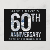 Diamond 60th Jubileum Party Briefkaart (Voorkant)