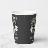 Diamond 60th Wedding Jubileum 10 Foto Collage Papieren Bekers (Rechts)