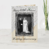 Diamond 60th Wedding Jubileum Elegant Kaart (Voorkant)