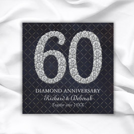 Diamond 60th Wedding Jubileum Groet Kaart