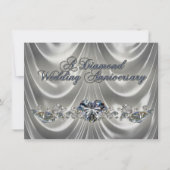 Diamond 60th Wedding Jubileum Kaart (Voorkant)