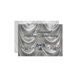 Diamond 60th Wedding Jubileum Kaart