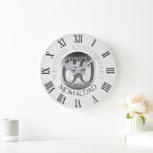 Diamond 60th Wedding Jubileum R Clock B Roman N Grote Klok (Huis)
