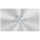 Diamond 60th Wedding Jubileum Table Decorations Tafelkleed (Voorkant (Horizontaal))