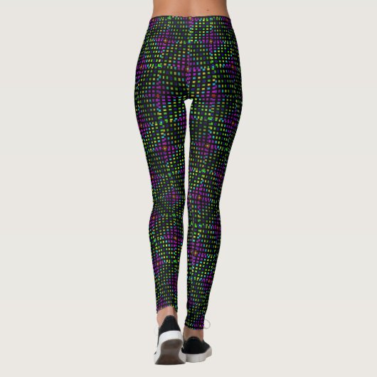 Diamond Abstract Pattern Leggings (Achterkant)