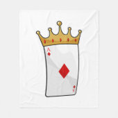 Diamond Ace met King Crown Fleece Deken (Voorkant)