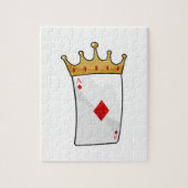 Diamond Ace met King Crown Legpuzzel (Verticaal)