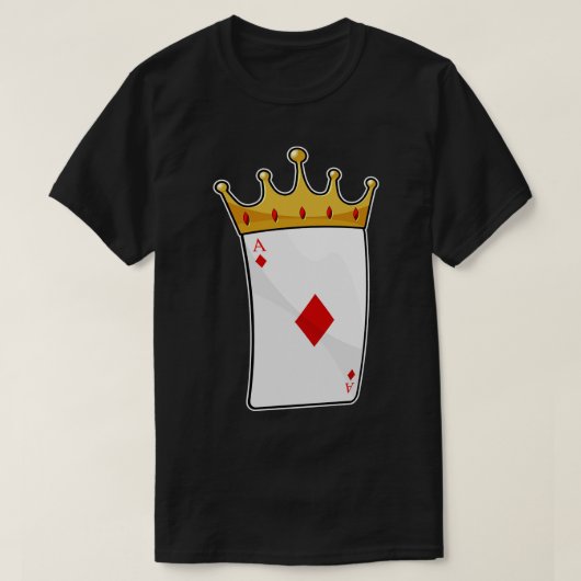 Diamond Ace met King Crown T-shirt (Design voorkant)