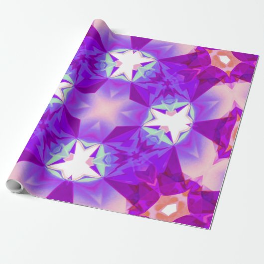 Diamond afbeelding voor verpakkingspapier cadeaupapier (Uitgerold)