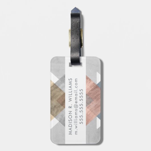 Diamond Align I Bagagelabel (Achterkant verticaal)