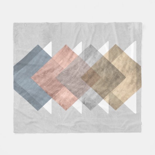 Diamond Align I Fleece Deken (Voorkant (Horizontaal))