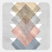 Diamond Align I Vierkante Sticker (Voorkant)