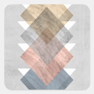 Diamond Align I Vierkante Sticker