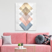 Diamond Allign I Canvas Afdruk (Insitu (Woonkamer))