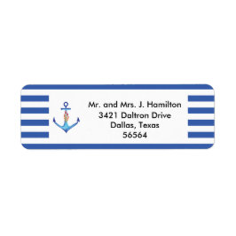 Diamond Anchor Fabulous Ocean Wedding Etiket