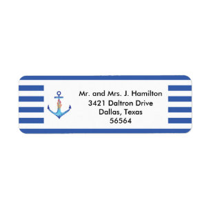 Diamond Anchor Fabulous Ocean Wedding Etiket