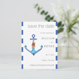 Diamond Anchor Prachtige Oceaan Huwelijk Briefkaart