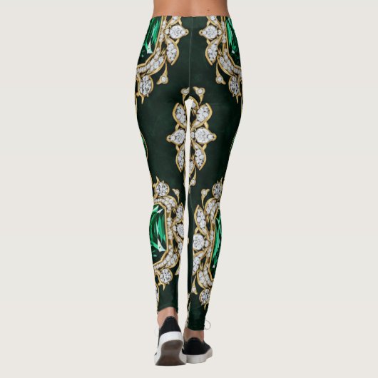 Diamond And Emerald Leggings (Achterkant)