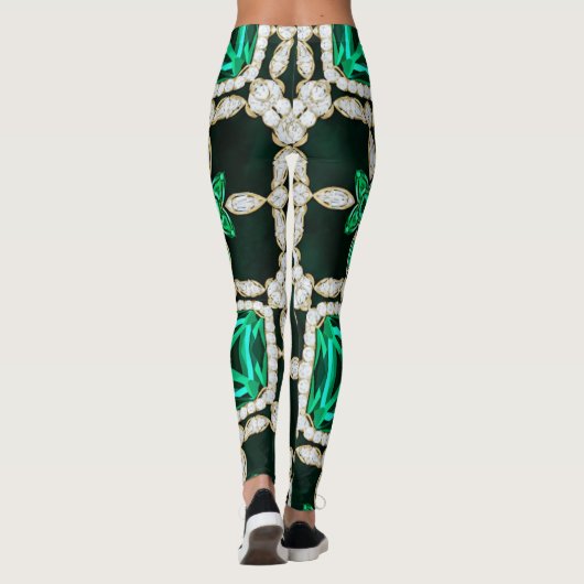 Diamond And Emerald Leggings 2 (Achterkant)