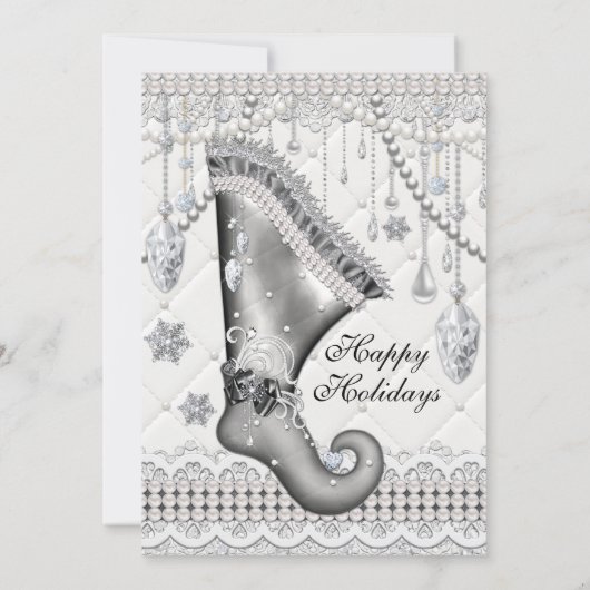 Diamond and Pearl Holiday Ball Kaart (Achterkant)