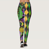 Diamond Argyle Mardi Gras Colors Dragon Leggings (Achterkant)