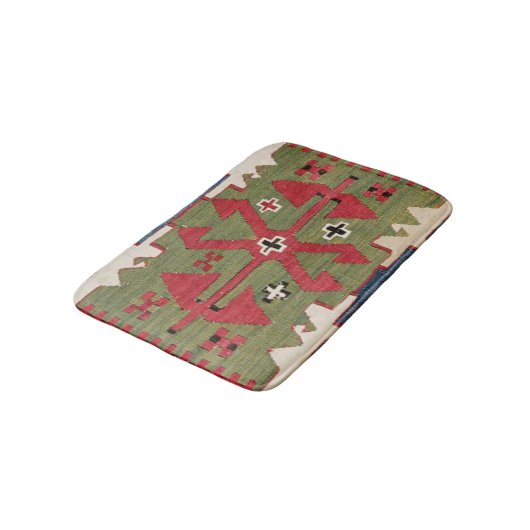 Diamond Arrow Konya Blue Green Cowboy Badmat (Gekanteld)