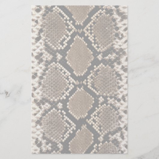Diamond Back Rattlessnake Skin Briefpapier (Voorkant)